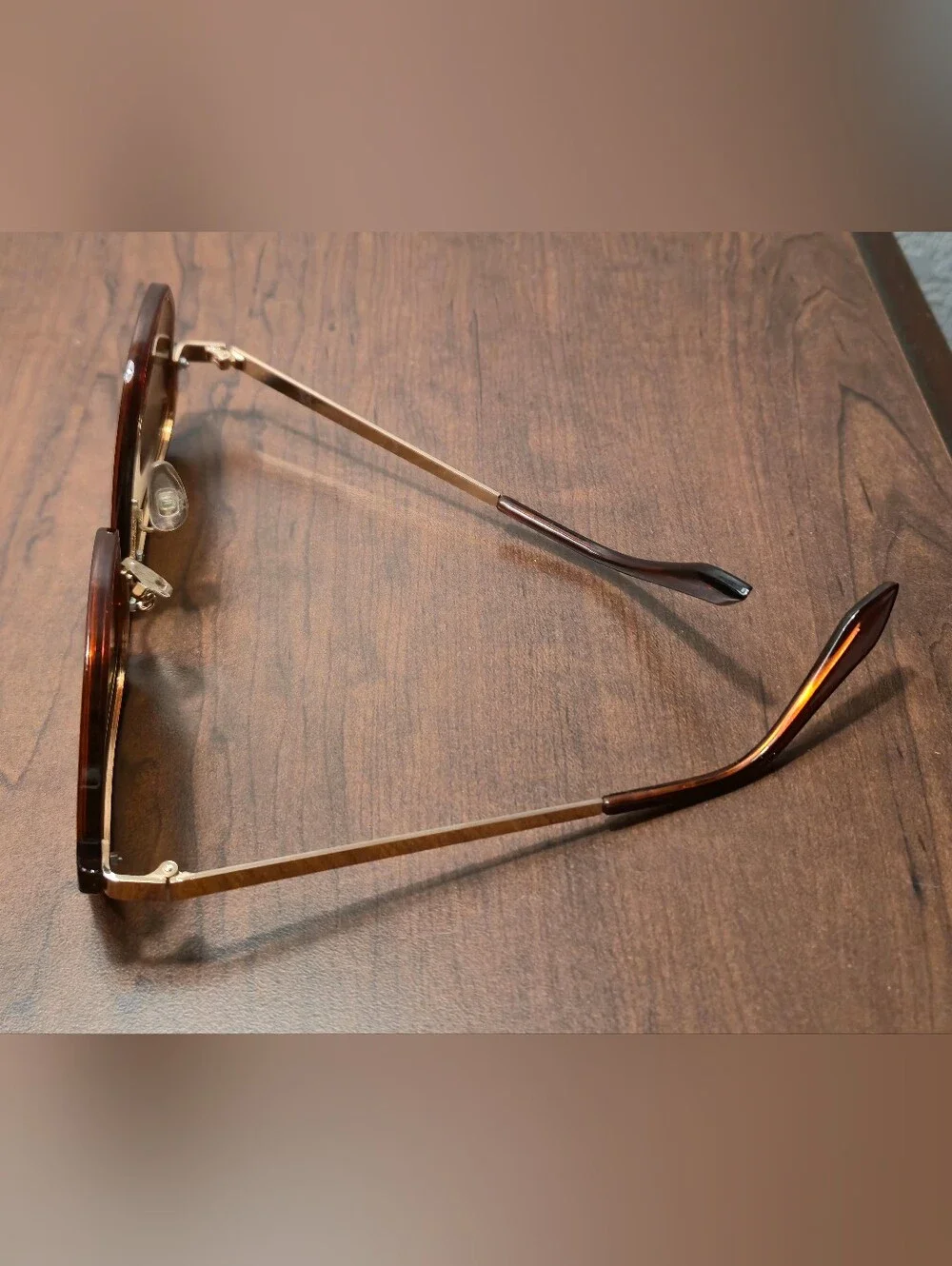 Stradivarius Tortoiseshell Brown Geometric 